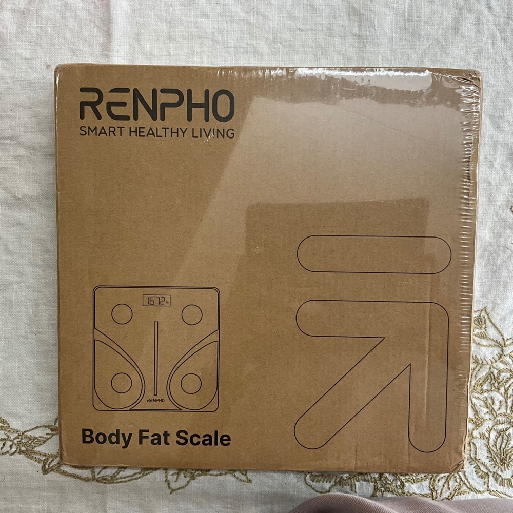 RENPHO Smart Bluetooth Body Fat Scale ES-24M Digital Bathroom‎ Scale 400lb Black
